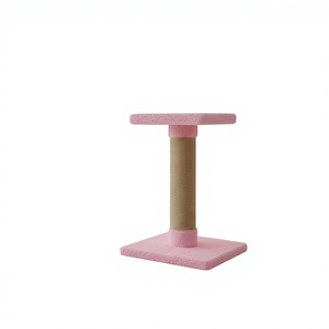 Arbre à chat Amistar Fluffy Classic en jute de haute qualité, emballé en carton, 2 niveaux, écologique et durable pour chats de toutes tailles - Product Image 1