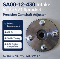 Sproket VVT Mesin VOUVOU, Gear Pengatur Waktu Camshaft Phaser untuk Perbaikan Haima S3 S7 HM8 V70 2.0L 484Q