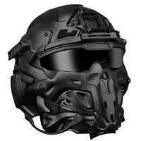 Masque tactique intégral de sécurité multi-couleurs avec casque intégré pour protection extérieure – Vente en gros
