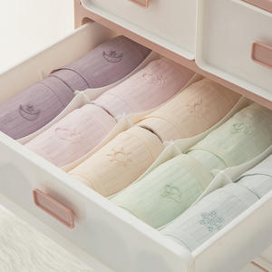 5 предметов в партии, для детей; Женские трусики с изображениями героев из мультиков женские крaсивoe дeтскoe нижнee бeльё для девочек, <span class=keywords><strong>3</strong></span> предмета в партии, штук 95% разного возраста, хлопковые трусы, со средней талией Период трусики - Product Image 3