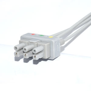 Câble ECG à 3 fils Phillip, fils de connexion M1603A M1613A, matériau TPU, fils ECG - Product Image 4