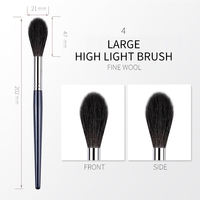 YDINI pinceau de fond de teint unique trois mélanges pinceau de fond de teint en cheveux synthétiques brosse cosmétique en cheveux doux de grande taille