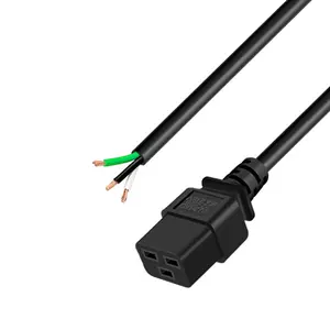 La mejor calidad, cable de alimentación de CA de 1,5 M, cable de extensión eléctrico con conectores