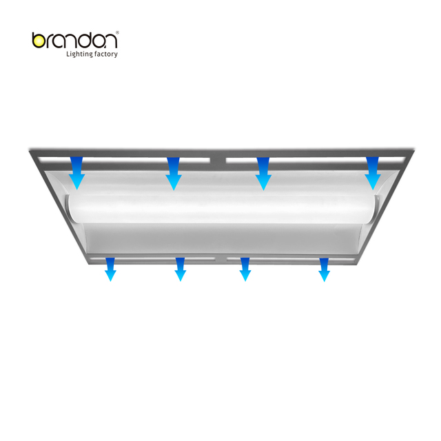 China Shipping 2x2 2x4 1x4 Led Troffer Retrofit Kit Light DLC Listed  Led Center Basket Troffer