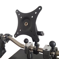 Support d'écran universel à rotation 360°, support d'ordinateur, montage VESA 100 x 100, plaque de fixation 1 pouce, support de tablette, support VESA réglable