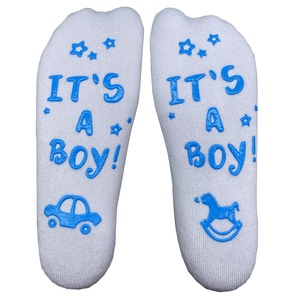 <span class=keywords><strong>Chaussettes</strong></span> de travail antidérapantes tricotées inspirantes pour un usage quotidien <span class=keywords><strong>Chaussettes</strong></span> de <span class=keywords><strong>naissance</strong></span> antidérapantes pour la maternité Grossesse Séjour à l'hôpital - Product Image 1