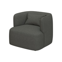 Nouveauté 2026 : Fauteuil lounge monoplace polyvalent en bois massif, un fauteuil multifonctionnel pour le salon