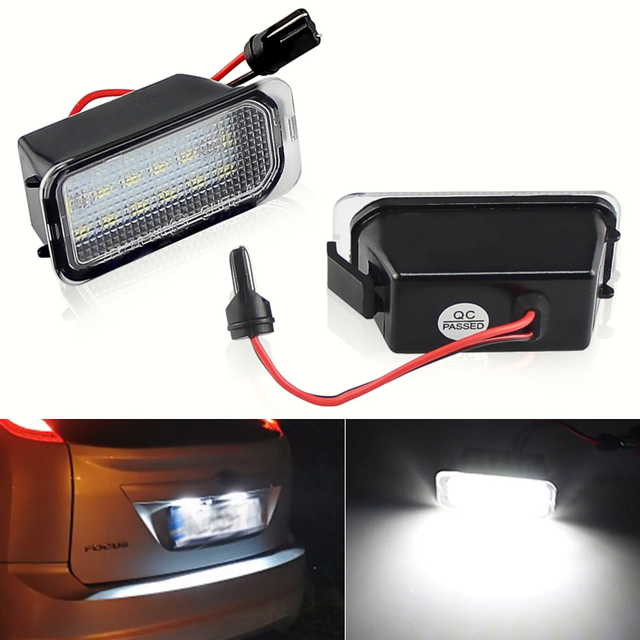 Car Auto LED Number License Plate Light for Ford  Car Accessories Direct Replacement Canbus Tail Lamp
