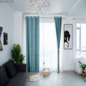 Rideaux de velours écrasés confortables, occultant 70%, de luxe, en velours pour le salon - Product Image 2