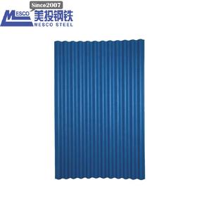 GL GI PPGI PPGL Feuilles de toiture ondulées et forme spéciale de tuiles <span class=keywords><strong>en</strong></span> extérieur Application avec <span class=keywords><strong>film</strong></span> de peinture PE HDP PVDF - Product Image 1