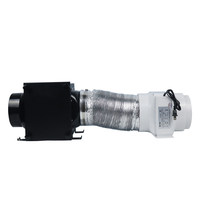 Filter Karbon Aktif PM2.5 untuk Pembersih Udara, Kipas Exhaust, Kotak Pra-Filter Asap Rokok Bekas, Kebisingan 0dB, Daya AC 100-240V