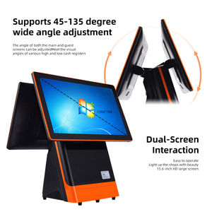 Caisse enregistreuse MASUNG AIO, système de point de <span class=keywords><strong>vente</strong></span> tout-<span class=keywords><strong>en</strong></span>-un, analyseur à double écran pour restaurants et commerces de détail - Product Image 4