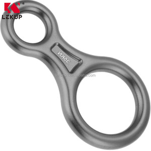 Equipo de Rappel, Dispositivo de Rescate para Escalada en Roca, Descensor de Aluminio de Alta Resistencia, Descensor en Forma de 8, 35KN, Equipo de Descenso - Product Image 4