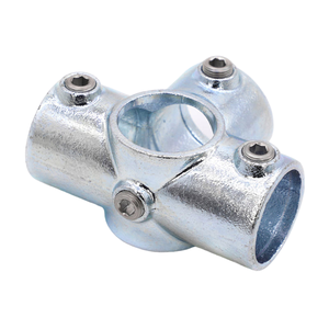 Gerüste Handlauf Struktur rohr verschraubungen Schlüssel klemmen Schwarze Rundrohr klemme Kreuz klemme - Product Image 2