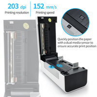 GTCODESTAR precio de fábrica portátil escritorio envío Waybill impresora máquina 4x6 pegatina transferencia térmica impresora de etiquetas de código de barras