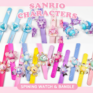 Para Sanrio Character LED Reloj de pulsera digital y pulsera de banda Colección 7 Random Single 12 Piece Set Relojes de juguete - Product Image 1