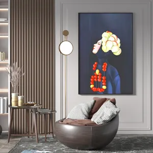 Living Room Hotel Decor Handmade Abstract Portrait Artwork Wall Picture Poster Canvas 3D Hand Painted Oil Paintings Art