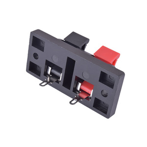 Siyah 2 Pin yanma testi raf terminali 50V 3A ses testi klip bağlayıcı hoparlör bağlama sonrası - Product Image 4