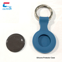 Mini balise RFID NFC personnalisée étanche pour animaux de compagnie (chiens) 213/215, traceur, jeton, porte-clés en silicone