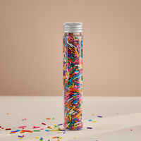 Tube en plastique transparent PET sans BPA 60ml-Gamme 125ml avec couvercle argenté pour emballage de bonbons et de sodas-par le fabricant
