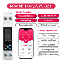 Interruptor de Circuito MCB TUYA Zigbee3.0 1P+N 63A para Riel DIN, Automatización del Hogar Inteligente, Control Remoto Inalámbrico, CE/CB/FCC Chayo