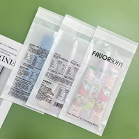 Sacs enveloppes en papier glassine écologiques pour chaussettes, sous-vêtements, accessoires, emballage translucide, impression personnalisée, vente en gros