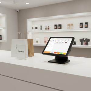 Factory <b>Cost</b>-effective 1 Touch Screen Monitor POS Multi-touch Capacitive for Market Restaurant HP1701S <b>Cost</b>-effective - Product Image 1