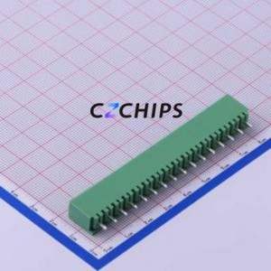 KF2EDGVC-5.0-16P Plug-in Terminal Block Through hole,P=5mm Connector Board-to-Board / Socket - Closed 1x16P 5mm Green - Product Image 2