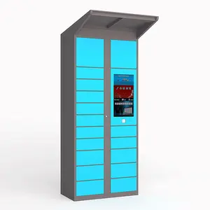 Locker de pacote inteligente com tela de 21.5 polegadas touch, android, sistema, software e função de código qr