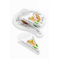 Caja de embalaje de comida para llevar de pizza degradable personalizada al por mayor caja de rebanadas de pizza personalizada con logotipo caja de pizza triangular de papel