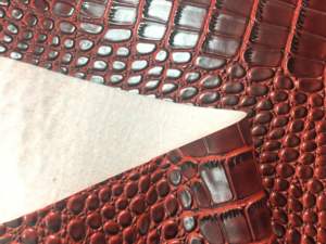 Mode <span class=keywords><strong>Crocodile</strong></span> Skin-Style Faux Cuir Coton Support PVC Cuir Synthétique pour Sacs Femme - Product Image 3