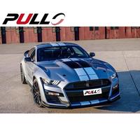 Kit de carrosserie de pare-chocs de voiture de haute qualité pour Ford 2018-2020 Mustang mise à jour à GT500 Shelby comprend un tuyau d'échappement de pare-chocs avant et arrière