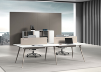 Pied de table de bureau moderne en fer, pour bureau de direction, installation simple, économique, haute qualité, pour hôtel