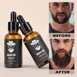 Huile à barbe au bois de santal 30ml hydratante anti-démangeaisons pour hommes - Product Image 3