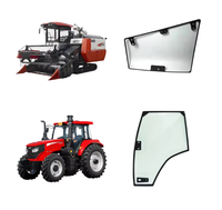 MINGXIN OEM ODM Nueva Ventana Lateral de Repuesto de Vidrio Templado y Aleación de Aluminio para Cabina de Tractor, Certificación EU, Modelo XCMG Hanvan