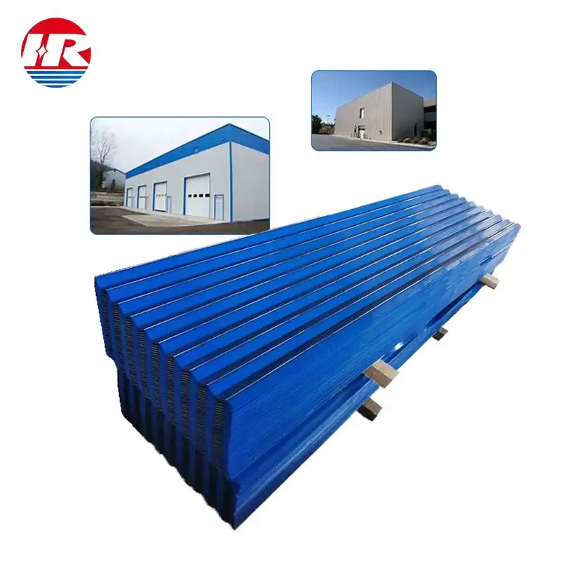 PVC屋根/upvc段ボール金属屋根鉄板中国サプライヤー輸出価格