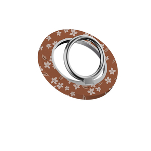 Di alta qualità del telefono magnetico aderenza supporto sfondo rosso motivo floreale con anello in metallo a 360 gradi di rotazione del telefono - Product Image 2