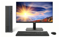 PC Tour Xinchuang Zhaoxin KX-U6780A 8 cœurs 2,7 GHz, 16 Go de RAM, SSD NVMe rapide 512 Go, châssis compact 8L avec moniteur de bureau 23,8 pouces