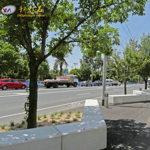 Nuevos Materiales de Construcción de Piedra, Banco de Hormigón Translúcido UHPC XMS006, Muebles de Jardín de Alto Rendimiento Resistentes a la Corrosión - Product Image 2