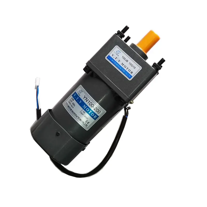 YN100-180 220V AC 180w gear מנוע מהירות להפחית יחס 1 כדי 10