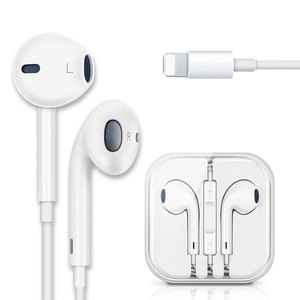 Auriculares internos con cable y conector de 8 pines, controlador dinámico para escuchar música en dispositivos móviles compatibles, calidad de sonido clara - Product Image 1