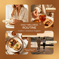 Compléments alimentaires végétaliens à marque privée OEM, capsules de cannelle de Ceylan naturelle, superaliments, vitamines, produits de santé certifiés