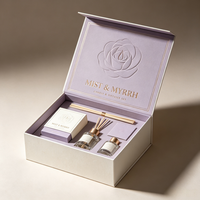 Cajas de Regalo Magnéticas Plegables Personalizadas de Lujo con Logotipo para Perfume, Velas, Embalaje de Cartón, Cajas Personalizadas, Coffret Cadeau