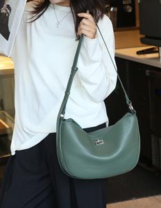 Bolsos de Mano para Mujer en Oferta, Bolso Bandolera de Moda, Bolsos de Hombro con una Correa, Bolsos de Mano de Cuero Genuino Suave de Lujo - Product Image 1