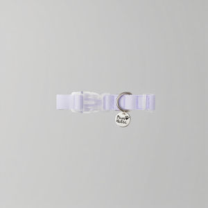 Durable púrpura impermeable M tamaño PVC perro Collar elegante moderno lujo estilo sólido patrón personalizado mascota accesorio personalizado - Product Image 1