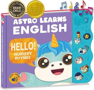 Livre sonore interactif de haute qualité pour enfants, apprentissage des comptes en vers avec des mots anglais - Product Image 3