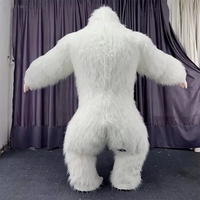Costume de mascotte de gorille gonflable rose réaliste de publicité géante de 2M 2.6M 3M pour des événements de taille personnalisée