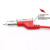 4mm Brass Banana Plug Multimeter Test Leads Cable Kit 100cm Corrosion-resistant Durable Alligator Clips for Industrial
