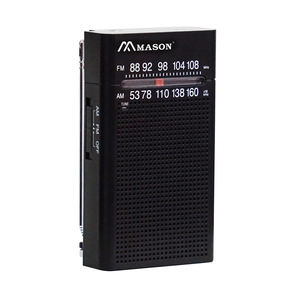 ミニポケットハンドヘルドラジオ受信機ポータブルAM FMデュアルBnadラジオ大型スピーカー & 3.5mmイヤホンジャック付き - Product Image 1