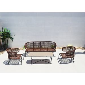 أريكة حديثة من الألومنيوم للحديقة الخارجية ، حبل <span class=keywords><strong>Guangdong</strong></span> - Product Image 5